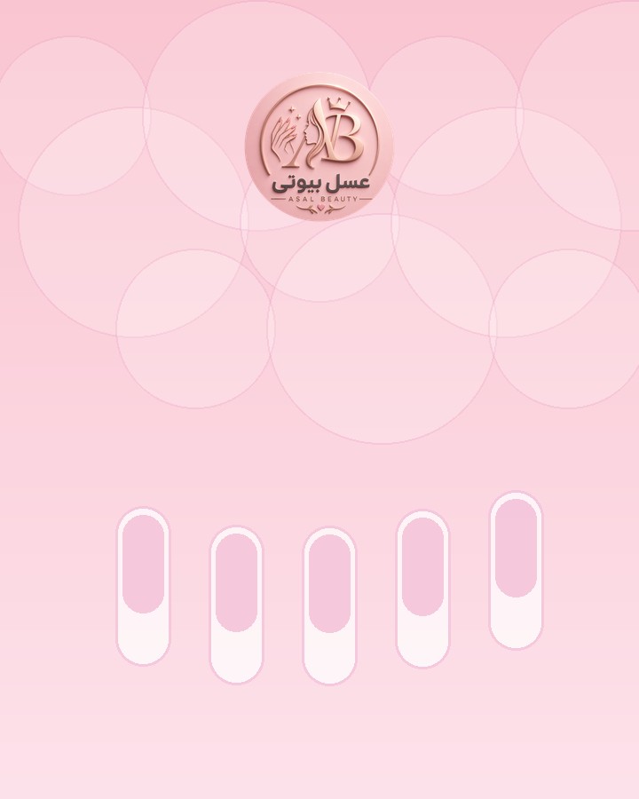 نمونه ژلیش ناخن مینیمال